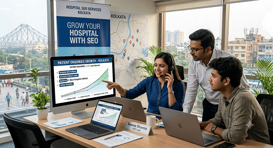 How Hospital SEO Services in Kolkata Can Increase Patient Enquiries